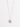 Danielle Medium Hammered Silver Pendant on Baby Fiona Chain