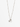 Double Initial Silver Charm Necklace
