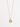Danielle Medium Hammered Gold Pendant on Baby Fiona Chain