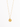 Danielle Medium Hammered Gold Pendant on Celeste Chain