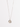 Danielle Medium Hammered Silver Pendant on Baby Fiona Chain