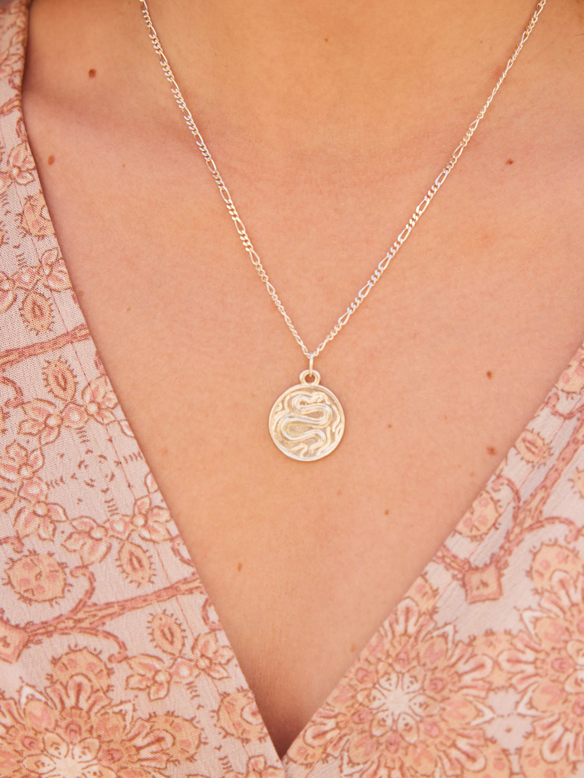 Vanessa Silver Pendant Necklace