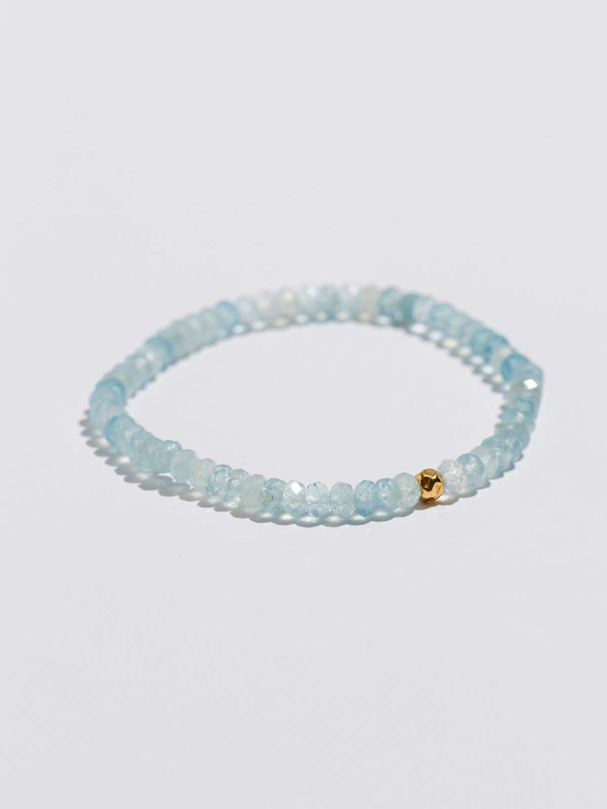 Rock Solid Aquamarine Bracelet