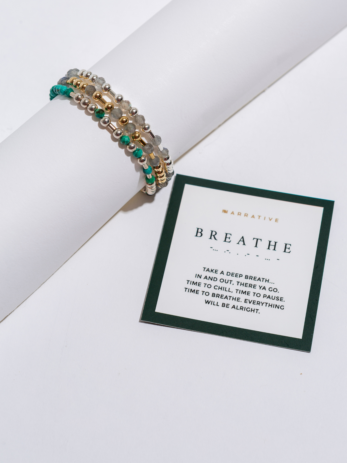 Breathe Wired Morse Code Bracelet
