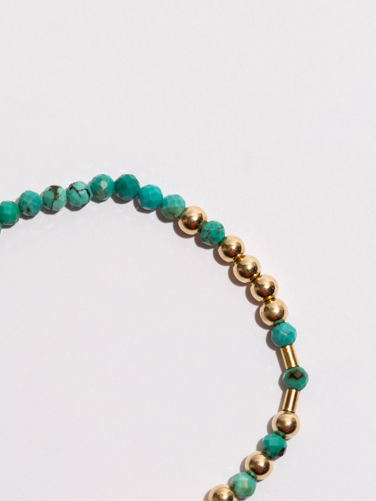 Custom Turquoise Wired Morse Code Bracelet