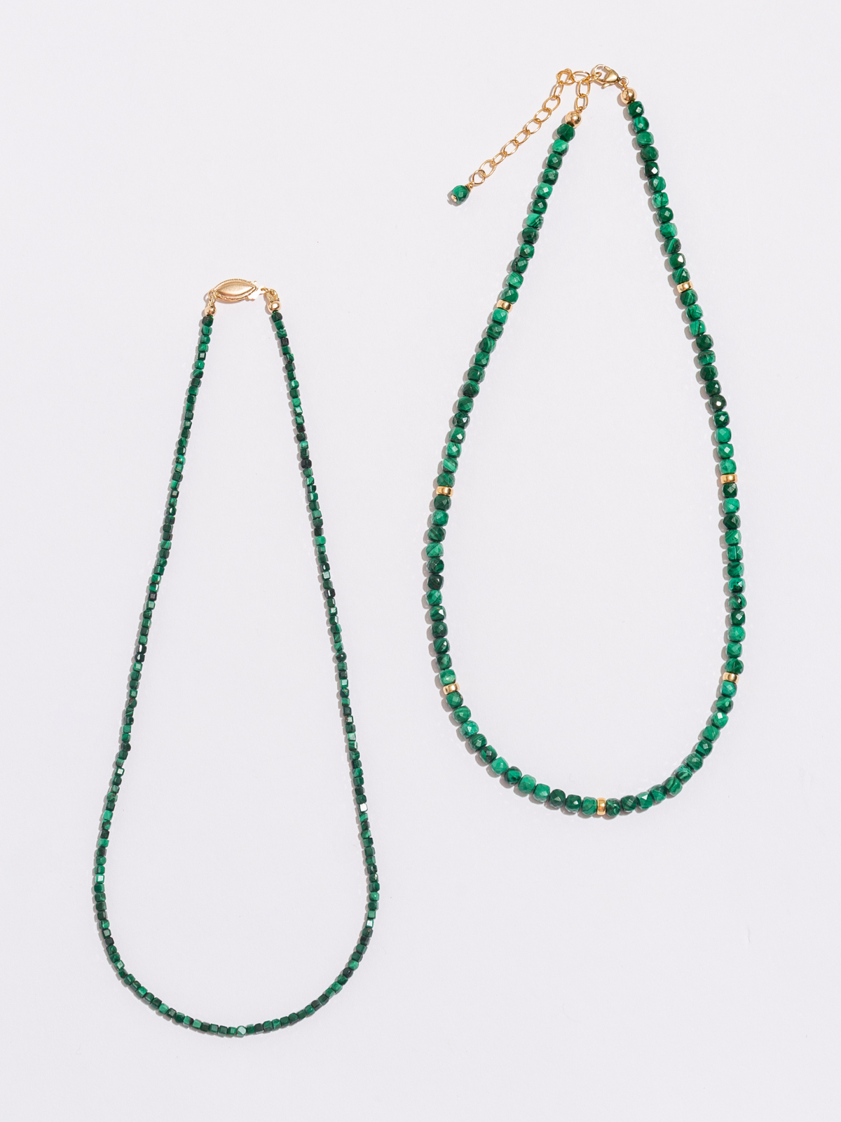 Gemstone Jubilee Malachite Necklace Set