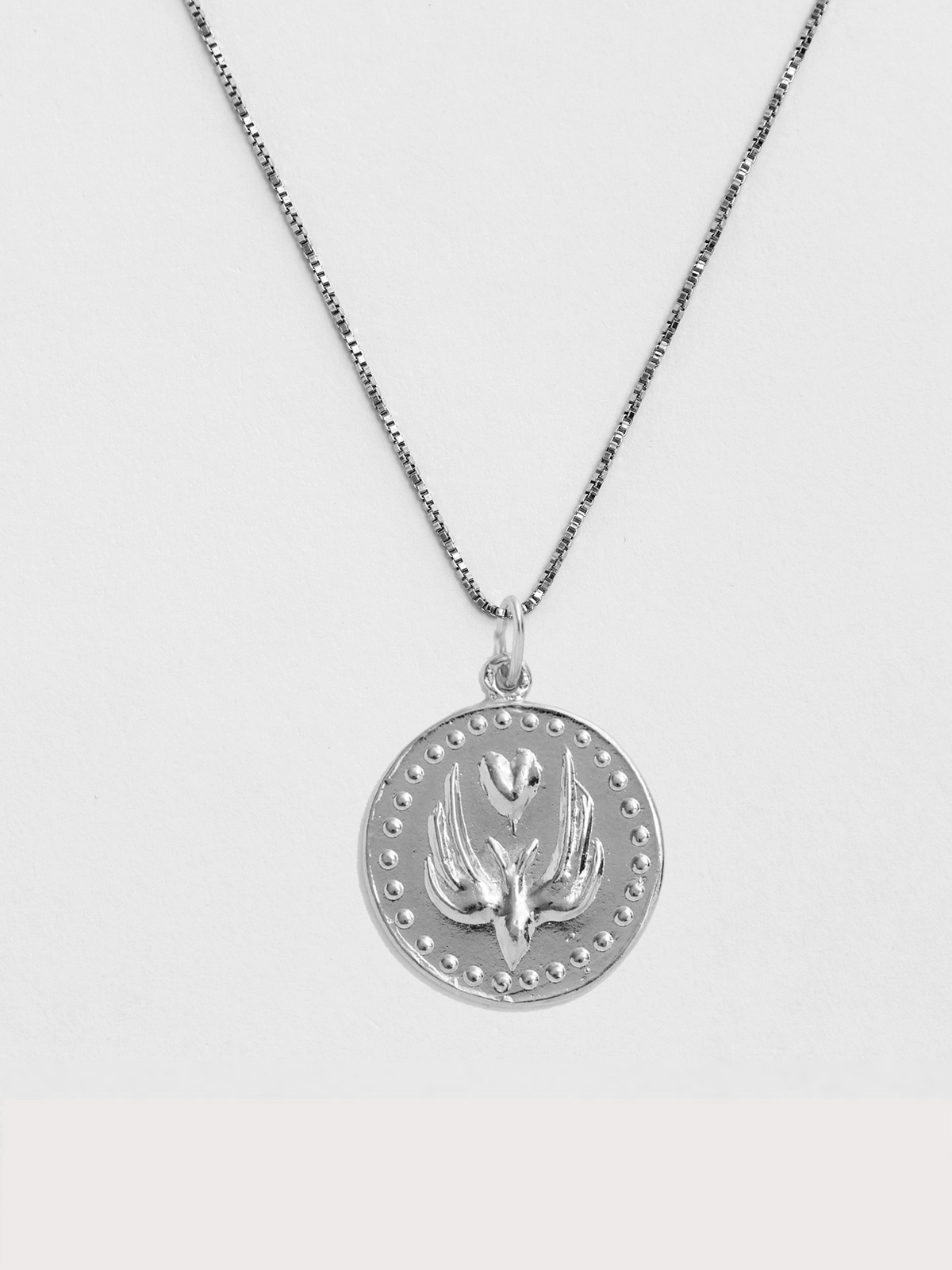 Florence Silver Pendant Necklace