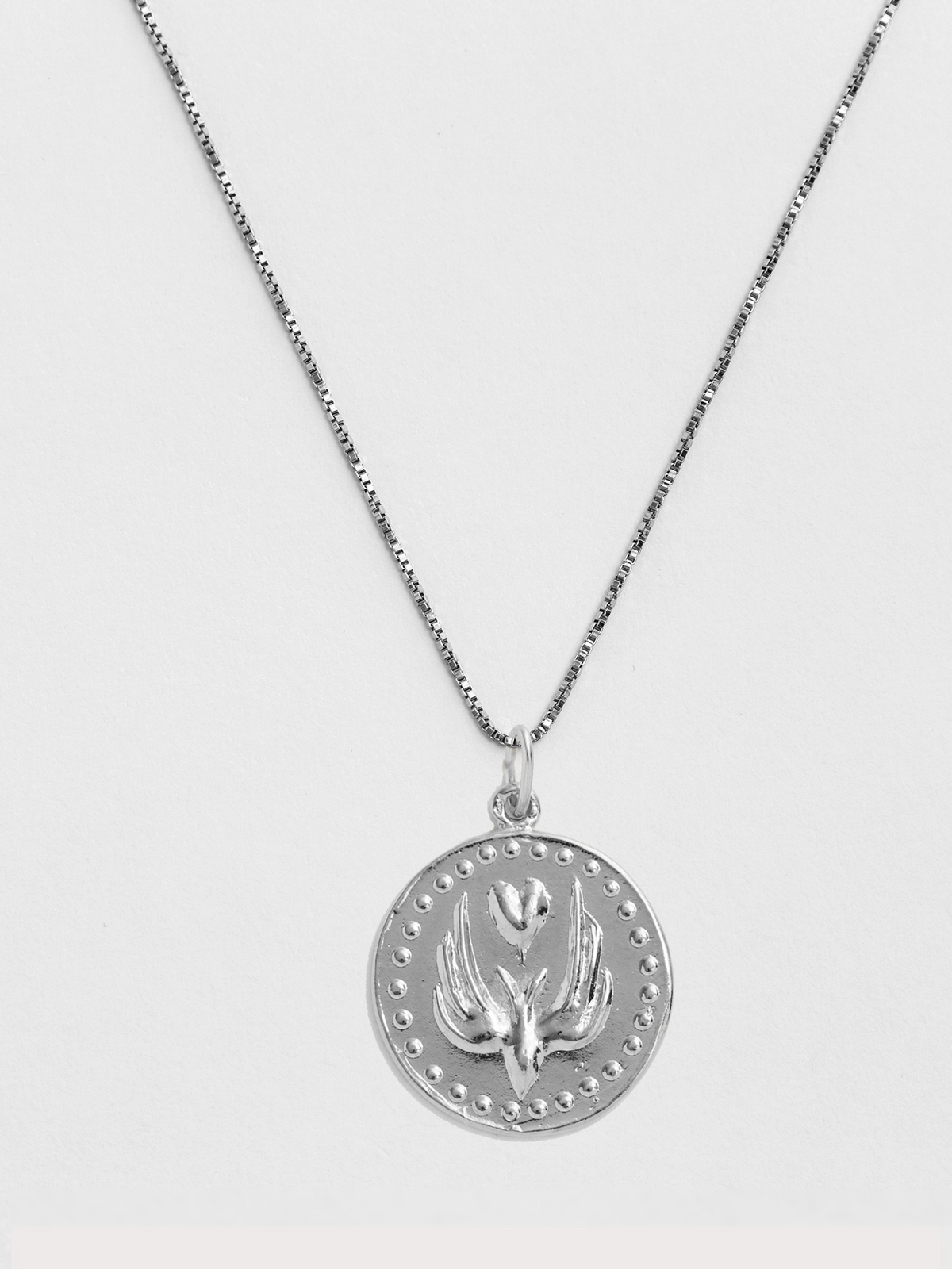 Florence Silver Pendant Necklace