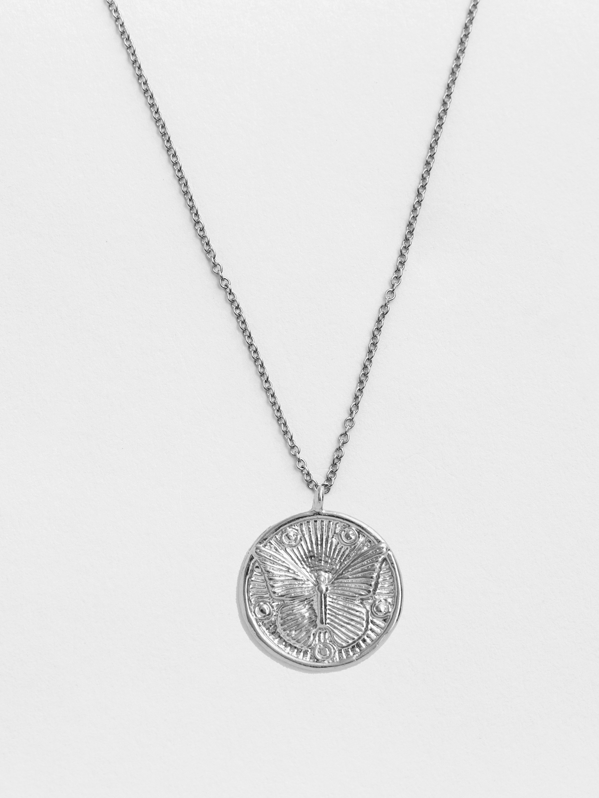 Daphne Silver Pendant Necklace