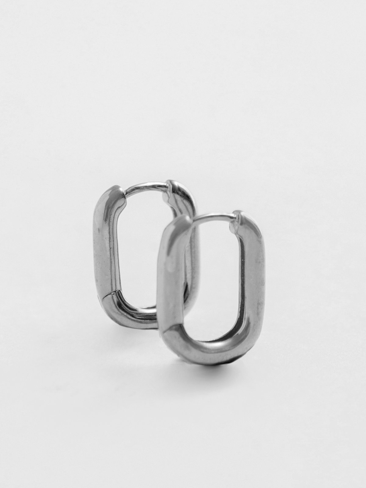 Emily Small Paperclip Hoops