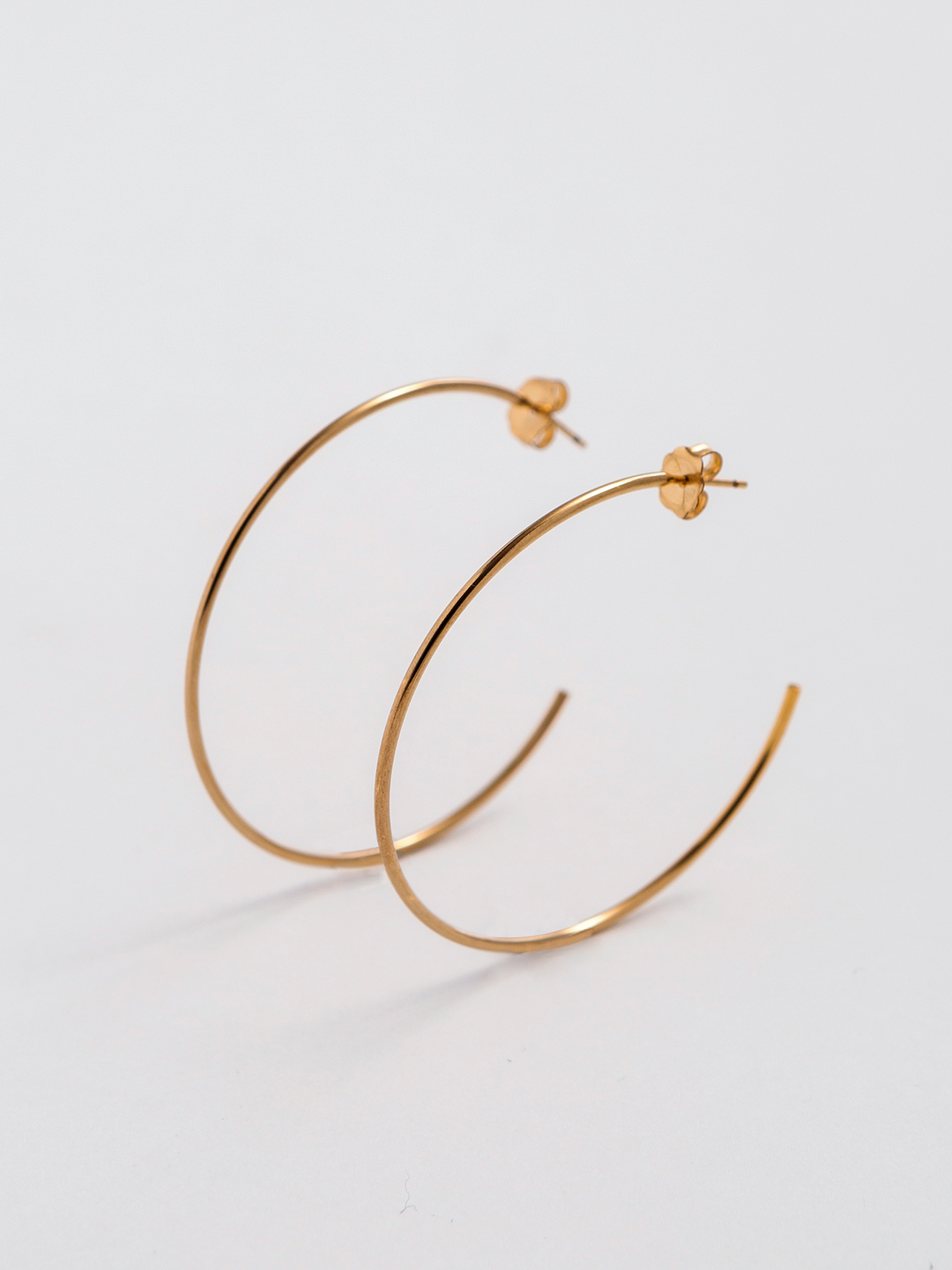 Heather Large Hoops