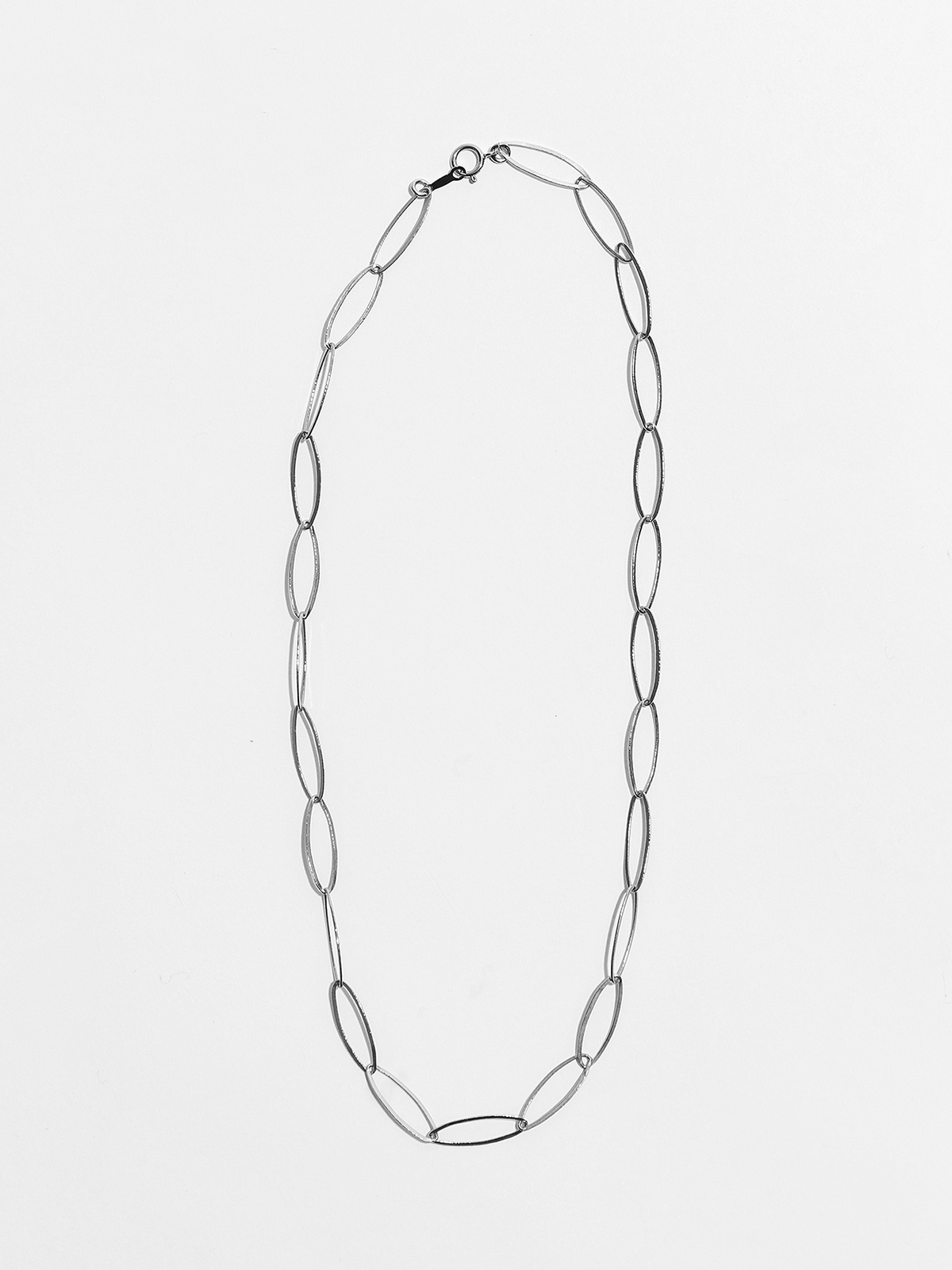 Curb Chain Necklace Hemera 14.0 mm, 925 Sterling Silver