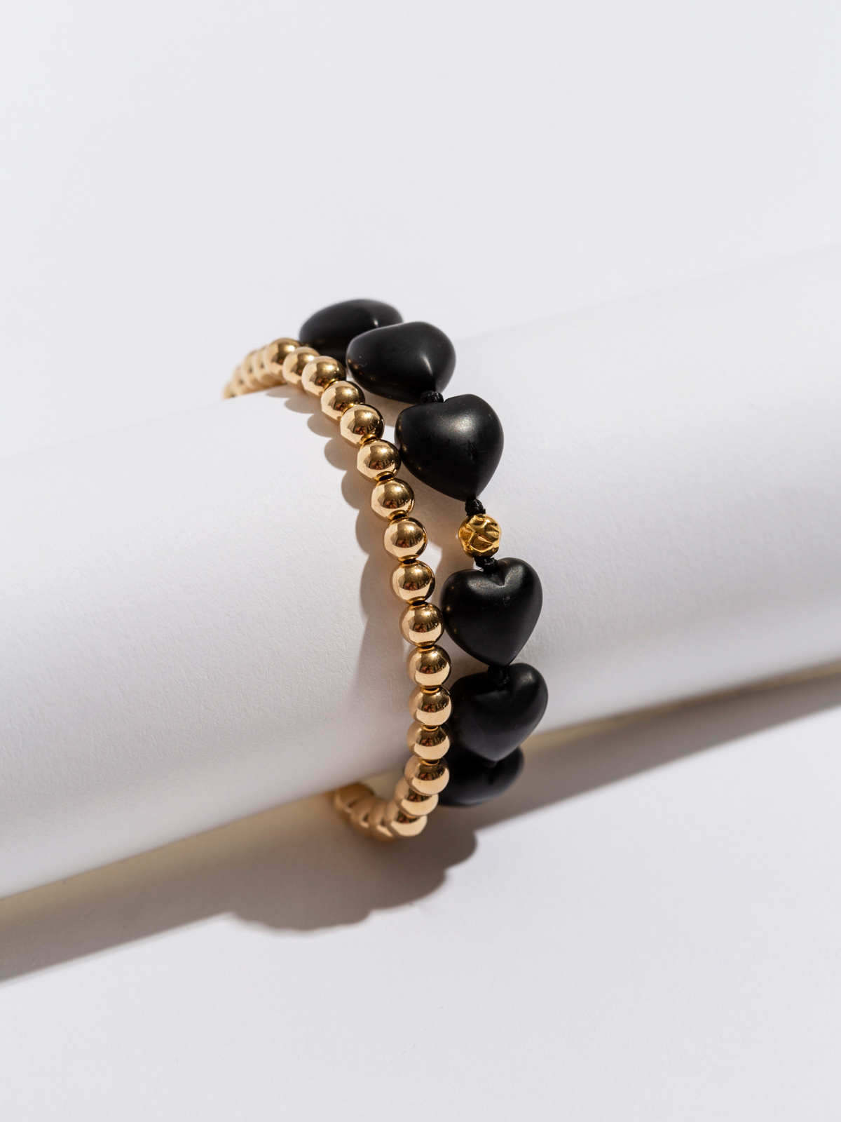 Stevie Matte Black Onyx Bracelet