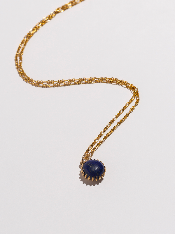 Phoebe Lapis Pendant Necklace