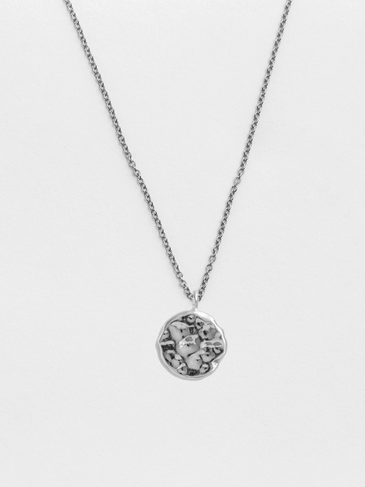Danielle Small Silver Pendant Necklace