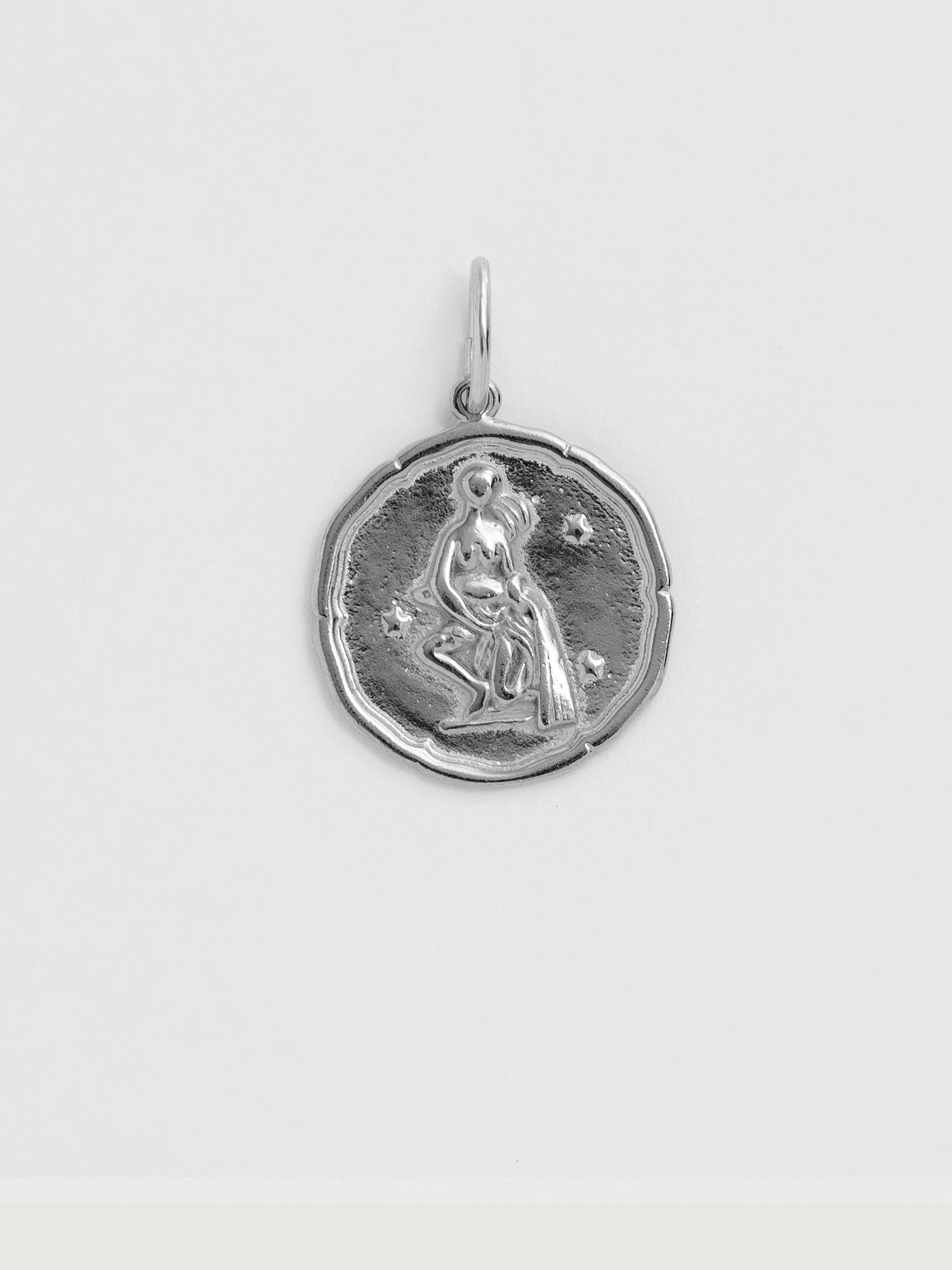 Aquarius Zodiac Pendant – Narrative Jewelry